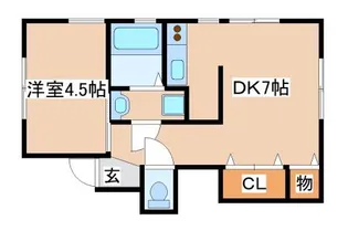 セビーヌ鷹取【3階】の間取り