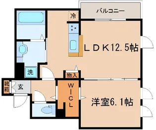 KITANOCOLN【3階】の間取り