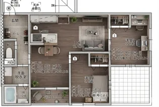 プライム神戸垂水【1階】の間取り