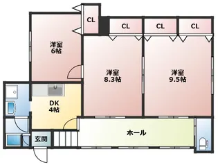 メゾンリベルテ【201号室】の間取り