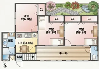 メゾンリベルテ【2F号室】の間取り