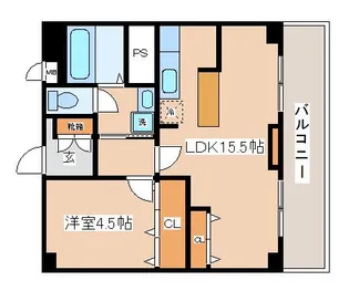 南光ハイツ【3階】の間取り