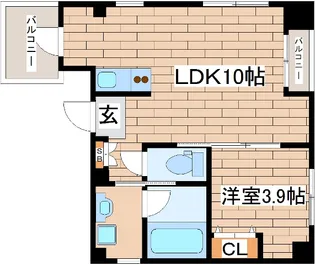 SDグランツ神戸西元町【4階】の間取り