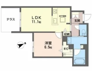 CASA PINOⅤ【102号室】の間取り