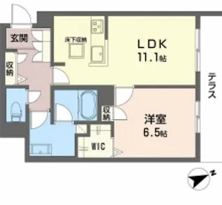 CASA PINOⅤ【201号室】の間取り