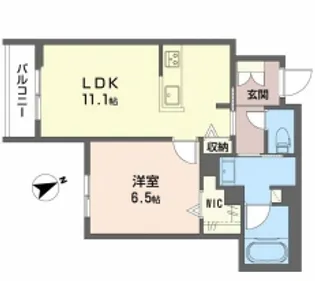 CASA PINOⅤ【202号室】の間取り