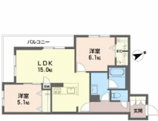 CASA PINOⅤ【203号室】の間取り