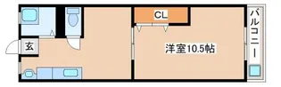 上池田グリーンハイツ【2C号室】の間取り