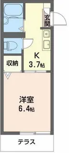 グリーンハイツ蓮宮【1階】の間取り