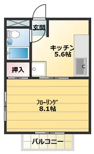 ハイツサンシティ【2階】の間取り