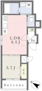 S−アトールⅡ【2階】の間取り
