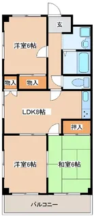 ステイツ明石大久保【1階】の間取り