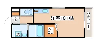 ヴィアノ塩屋町【303号室】の間取り