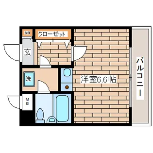 朝日プラザツインテージ神戸EAST【401号室】の間取り