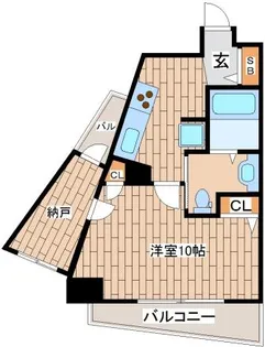 グルーブ神戸ハーバーアリーナ【9階】の間取り
