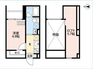 Y's village馬場通【101号室】の間取り