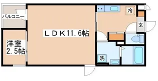 コティ樽屋町【1階】の間取り