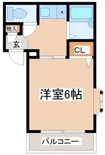 サンマリン西舞子【101号室】の間取り