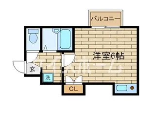 ウィスタリア神戸【1階】の間取り