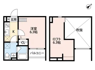Impressive Suma【2階】の間取り