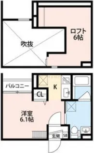 MAISON DE CERCLE【102号室】の間取り