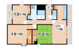 五色山アーバンリズ【3階】の間取り