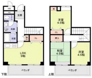 エスタ西宮【7階】の間取り