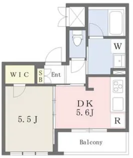 シャーメゾングレイス甲子園【2階】の間取り