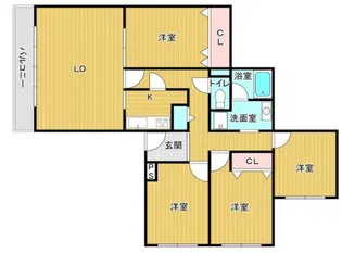 上ヶ原TWENTY EIGHT【4階】の間取り
