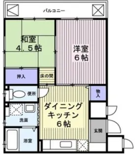 エスポワール【1階】の間取り