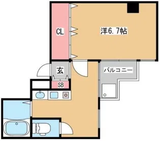 サンパレス21垂水【3階】の間取り