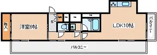 朝日プラザ長田南【10階】の間取り