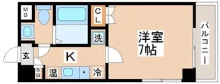 スカイヒル名谷【2階】の間取り