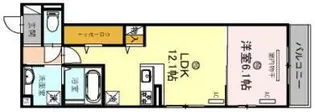 ヴェラロホ【1階】の間取り