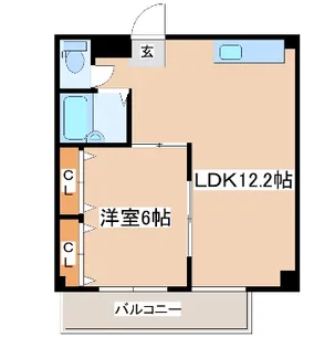 セオコート潤和【301号室】の間取り