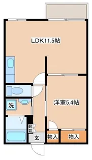 タウニイ塩屋【2階】の間取り