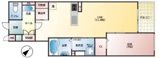 ビタミンテラス明石別所町【103号室】の間取り