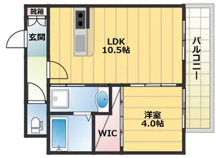 アリビラ六甲【1階】の間取り