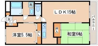 ベル野田【203号室】の間取り