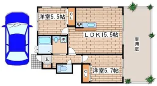 ミントハウス【101号室】の間取り