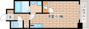 ウィルドゥ三宮イースト【2階】の間取り
