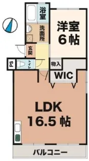 美善ハイツ【2階】の間取り