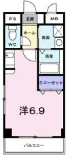 カルム六番町【2階】の間取り