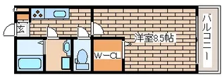 メゾンド・モンテノール【1階】の間取り
