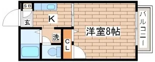 La Speranza【203号室】の間取り