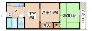 上池田グリーンハイツ【1階】の間取り