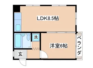 グリーンシャトー【2階】の間取り