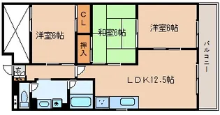 クレストコート【1階】の間取り