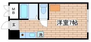 サニーパレス白川台【2階】の間取り