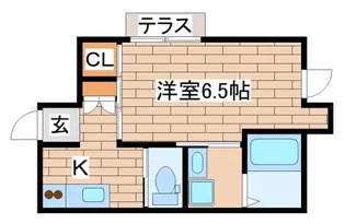 シャーメゾン桜須磨寺【101号室】の間取り